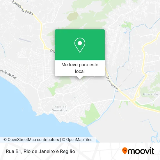 Rua B1 mapa