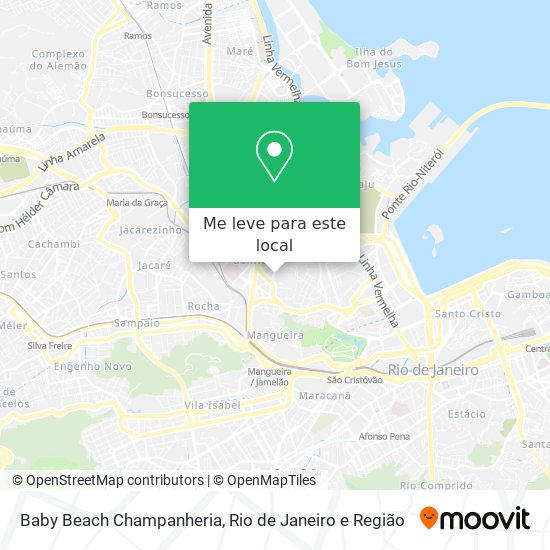 Baby Beach Champanheria mapa