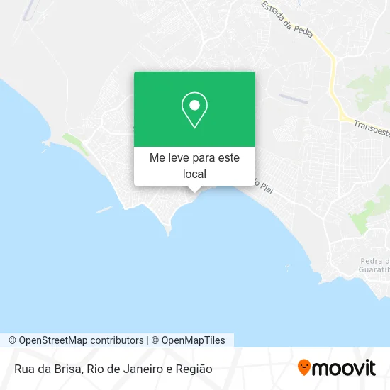 Rua da Brisa mapa