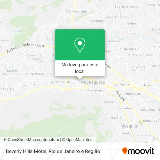 Beverly Hills Motel mapa