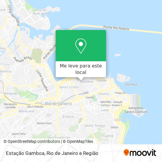 Estação Gamboa mapa