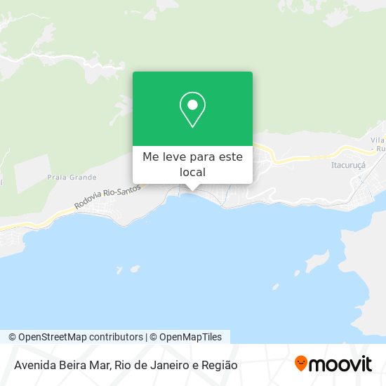 Avenida Beira Mar mapa