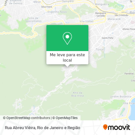 Rua Abreu Viêira mapa