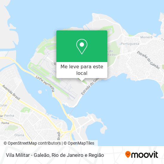 Vila Militar - Galeão mapa