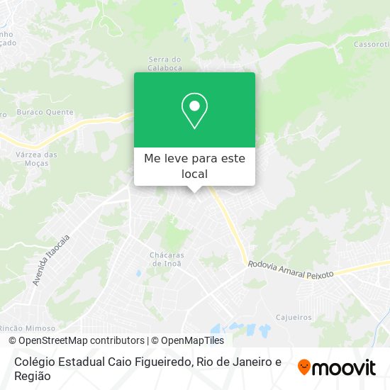 Colégio Estadual Caio Figueiredo mapa