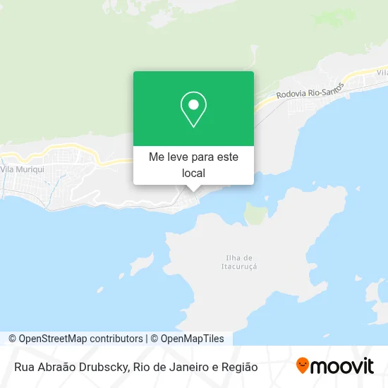 Rua Abraão Drubscky mapa