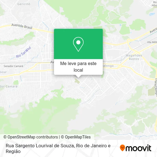 Rua Sargento Lourival de Souza mapa