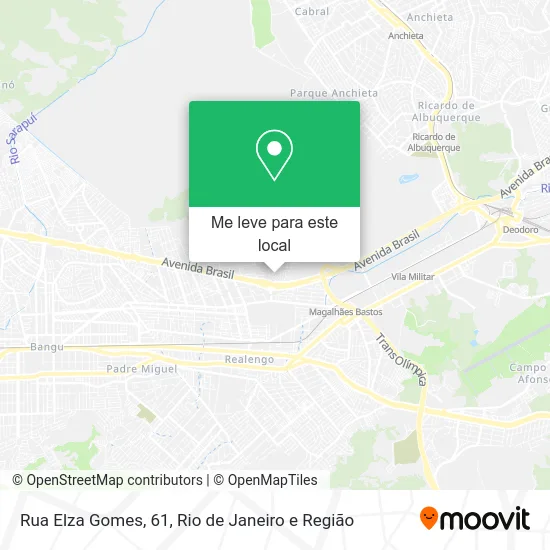 Rua Elza Gomes, 61 mapa
