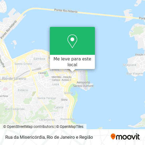 Rua da Misericórdia mapa