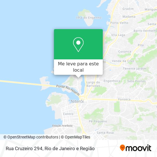 Rua Cruzeiro 294 mapa
