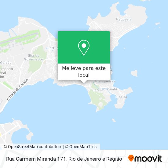 Rua Carmem Miranda 171 mapa
