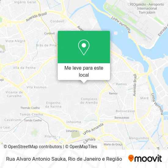 Rua Alvaro Antonio Sauka mapa