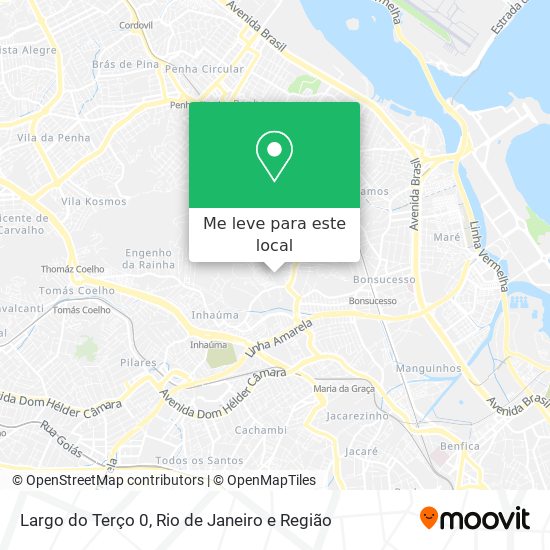 Largo do Terço 0 mapa