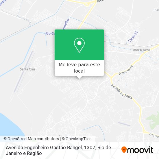 Avenida Engenheiro Gastão Rangel, 1307 mapa