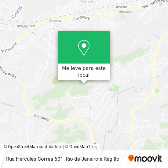 Rua Hercules Correa 601 mapa