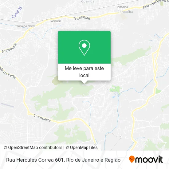 Rua Hercules Correa 601 mapa
