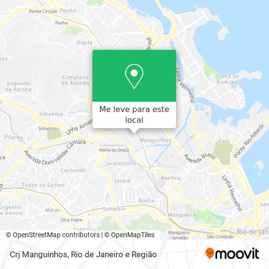 Crj Manguinhos mapa