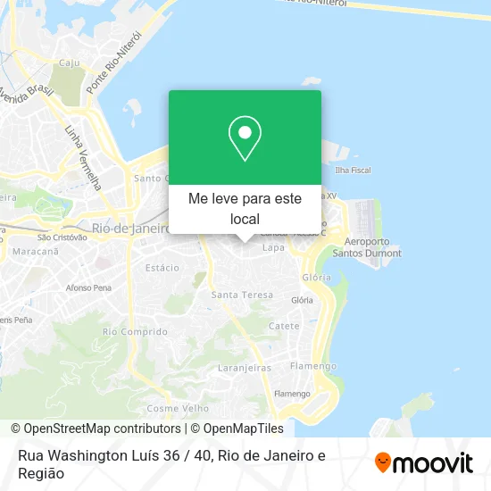 Rua Washington Luís 36 / 40 mapa