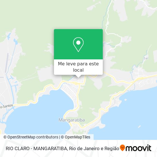 RIO CLARO - MANGARATIBA mapa