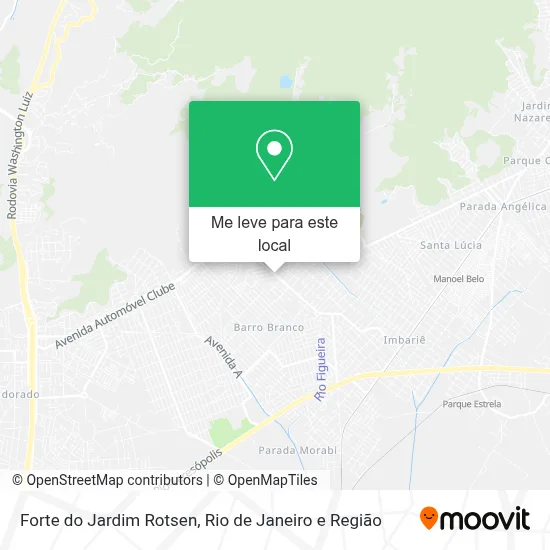 Forte do Jardim Rotsen mapa