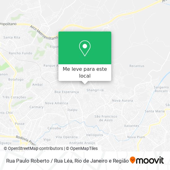 Rua Paulo Roberto / Rua Léa mapa