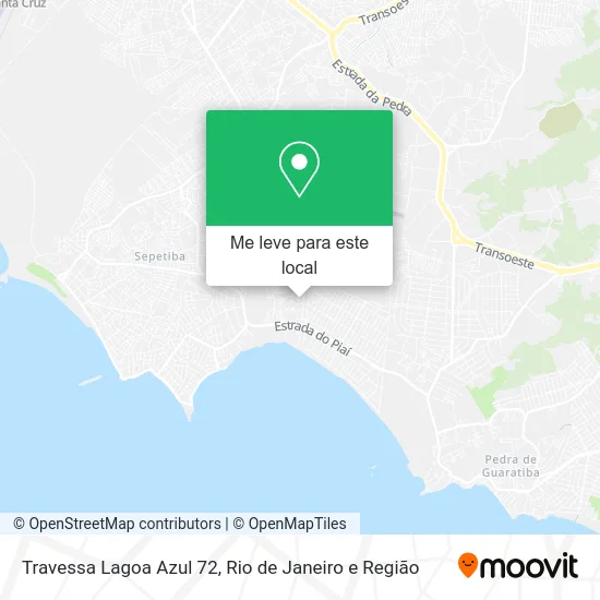 Travessa Lagoa Azul 72 mapa