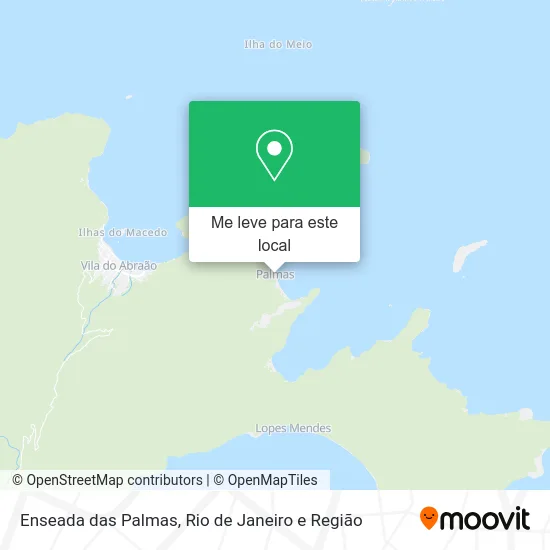 Enseada das Palmas mapa