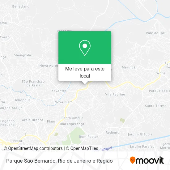 Parque Sao Bernardo mapa