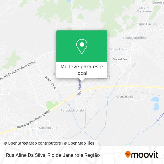 Rua Aline Da Silva mapa