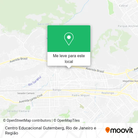 Centro Educacional Gutemberg mapa