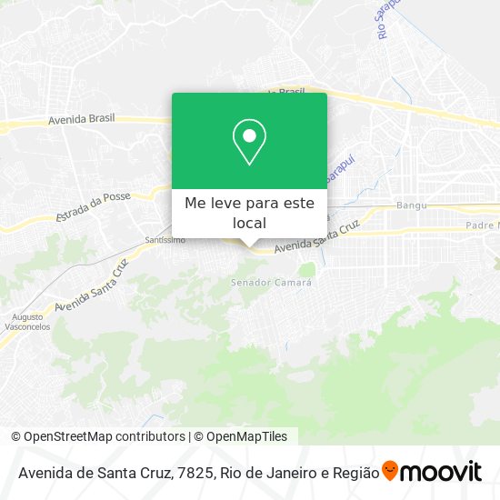 Avenida de Santa Cruz, 7825 mapa