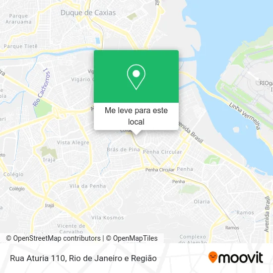 Rua Aturia 110 mapa