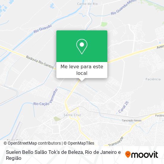 Suelen Bello Salão Tok's de Beleza mapa