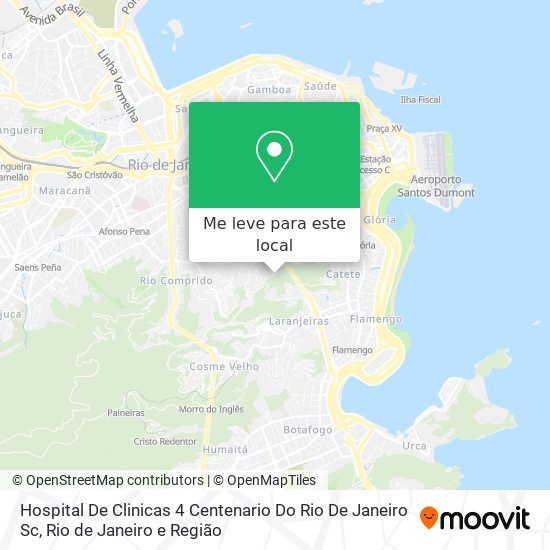 Hospital De Clinicas 4 Centenario Do Rio De Janeiro Sc mapa