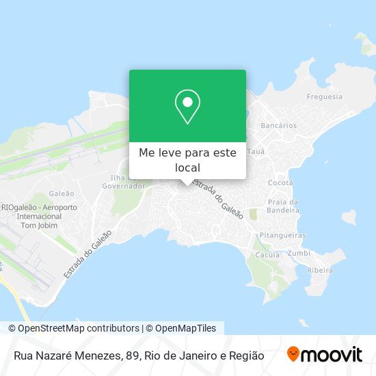 Rua Nazaré Menezes, 89 mapa