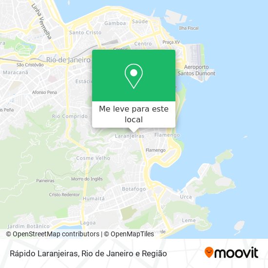 Rápido Laranjeiras mapa