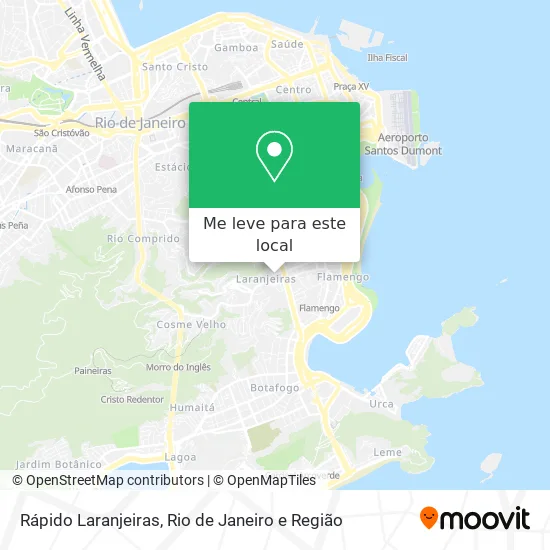 Rápido Laranjeiras mapa