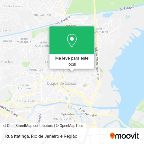 Rua Itatinga mapa