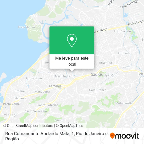 Rua Comandante Abelardo Mata, 1 mapa