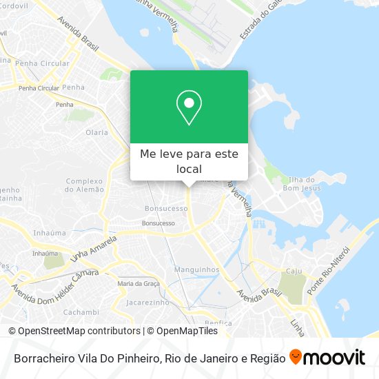 Borracheiro Vila Do Pinheiro mapa
