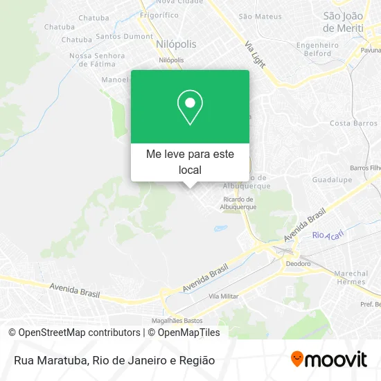 Rua Maratuba mapa