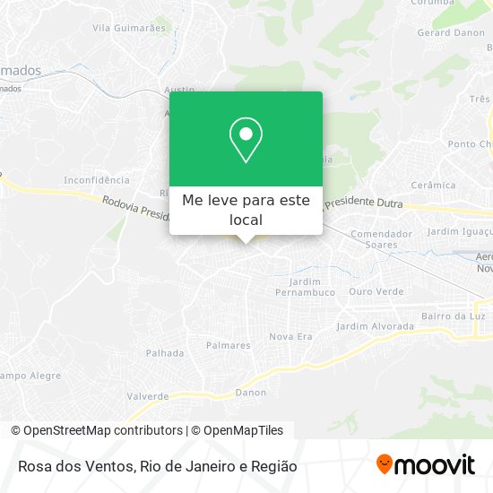 Rosa dos Ventos mapa