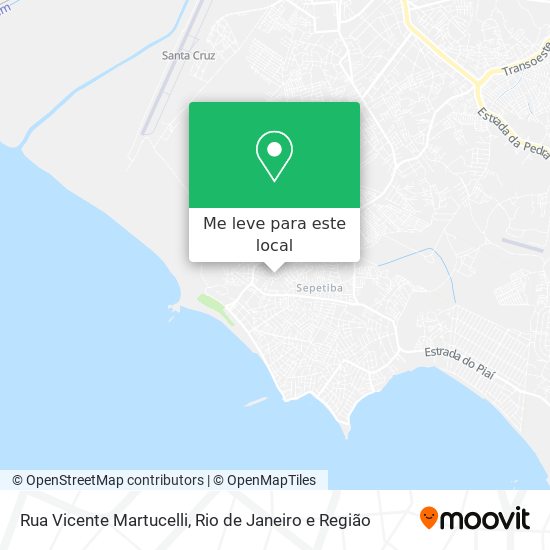 Rua Vicente Martucelli mapa