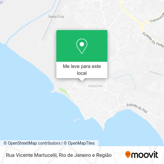 Rua Vicente Martucelli mapa