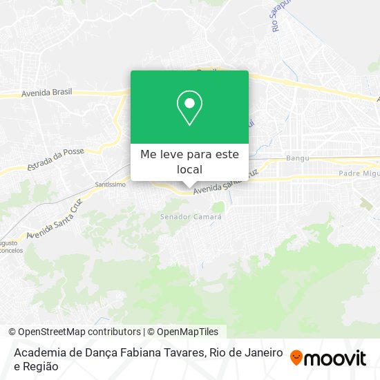 Academia de Dança Fabiana Tavares mapa