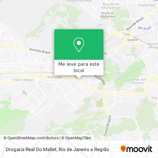 Drogaria Real Do Mallet mapa