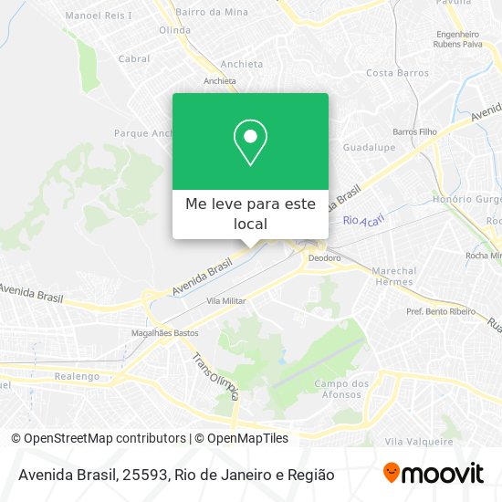 Avenida Brasil, 25593 mapa