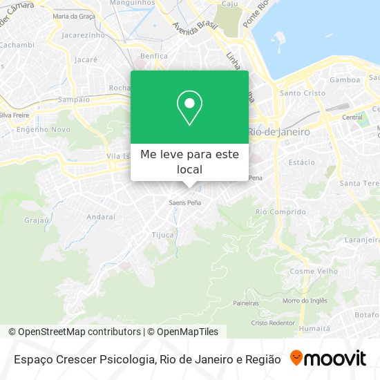 Espaço Crescer Psicologia mapa