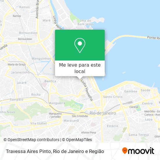 Travessa Aires Pinto mapa