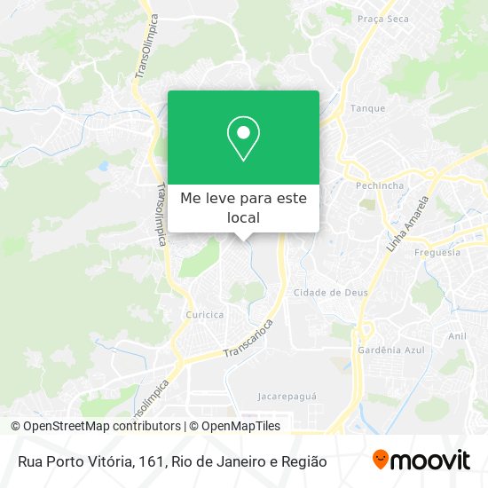 Rua Porto Vitória, 161 mapa